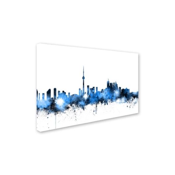 Michael Tompsett 'Toronto Canada Skyline' Canvas Art,12x19